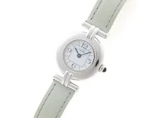 Cartier Must de W1011455 Silver / Stainless Steel / Leather 24mm Quartz #DW2279 2