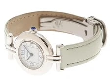 Cartier Must de W1011455 Silver / Stainless Steel / Leather 24mm Quartz #DW2279 3