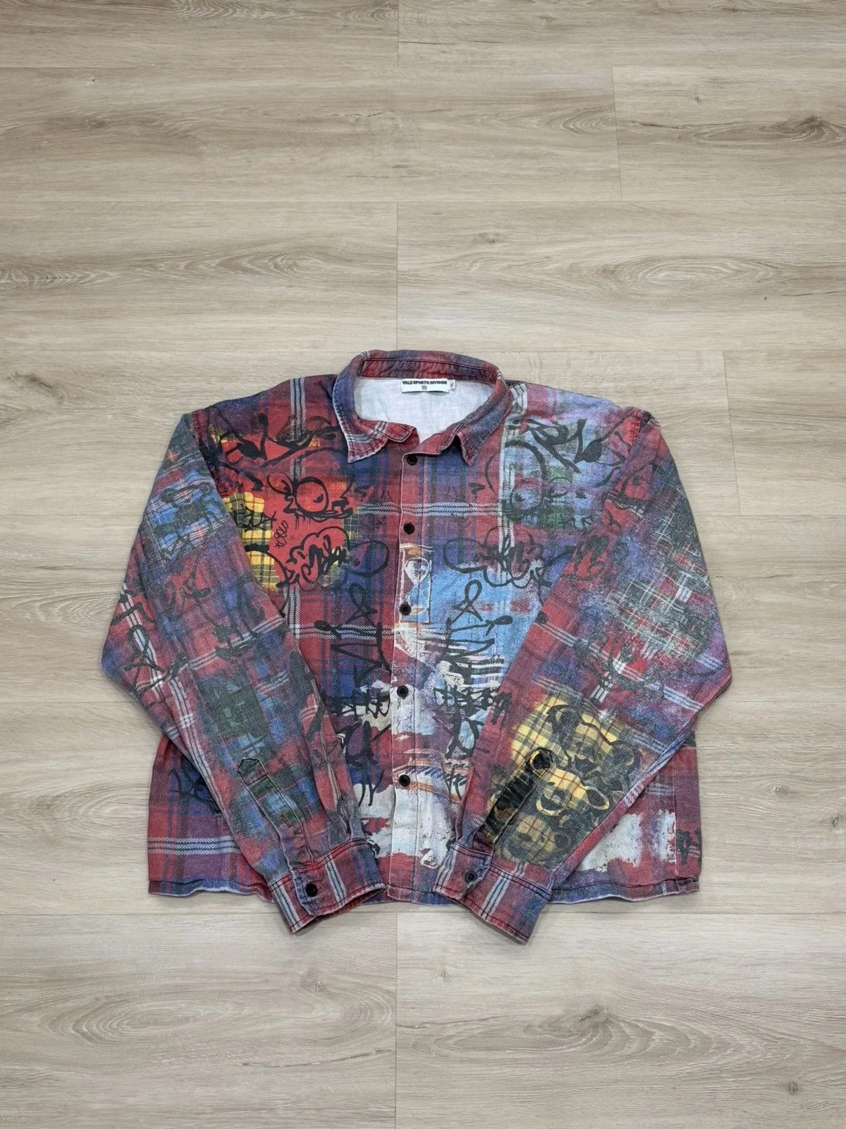 Vale Graffiti Flannel Shirt — streetwear — resale
