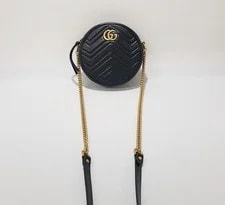 Gucci — Gucci GG Marmont Mini Round 550154 131668866 [P] — Handbag — resale