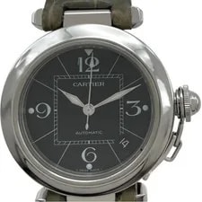 Cartier — Cartier Pasha C W31076M7 Black Stainless Steel Automatic #OK1460 — Watch — resale
