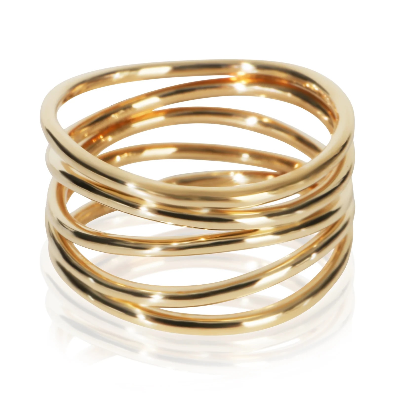 Tiffany & Co. — Tiffany & Co. Yellow Gold Elsa Peretti Wave 18k — Jewelry — resale