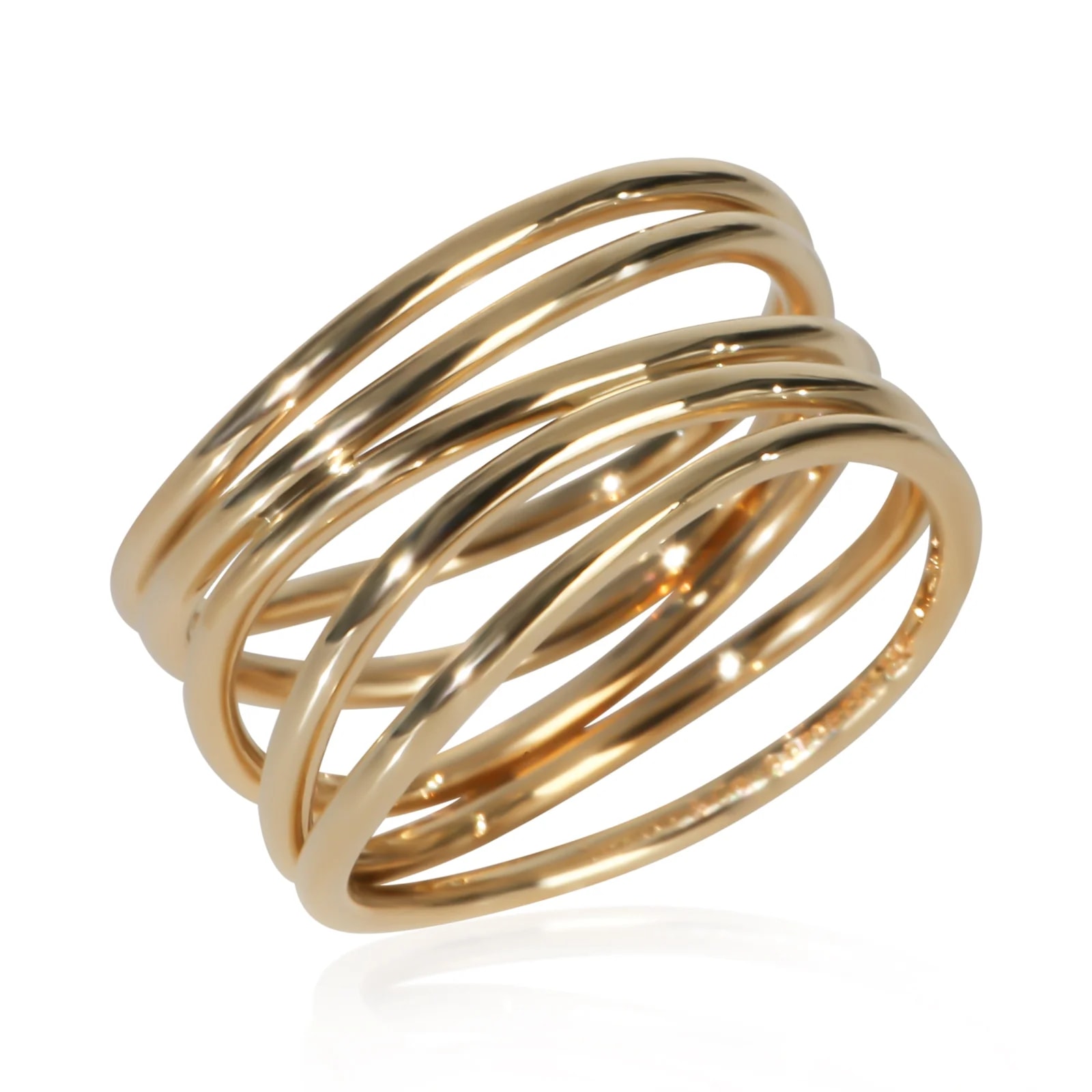 Tiffany & Co. Yellow Gold Elsa Peretti Wave 18k 2