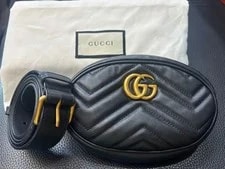 Gucci — Authentic Gucci GG Marmont Waist Belt Crossbody Good — Handbag — resale