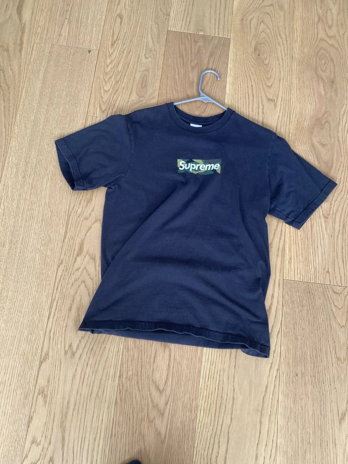 Supreme — Supreme Camo Box Logo Tee — streetwear — resale