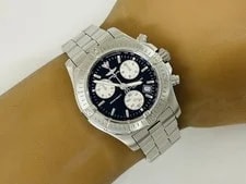 Breitling Colt Chronograph A73380 Black Quartz Excellent A7396 2