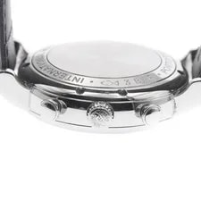 IWC Schaffhausen Portofino IW391008 42mm SS Black Dial Leather Strap #C373 3