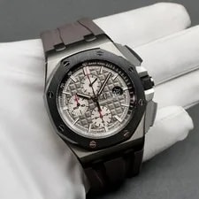 Audemars Piguet Royal Oak Offshore Chronograph Titanium Ceramic Gray Dial 44 B&P 2