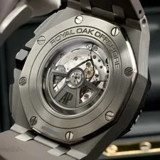 Audemars Piguet Royal Oak Offshore Chronograph Titanium Ceramic Gray Dial 44 B&P 3