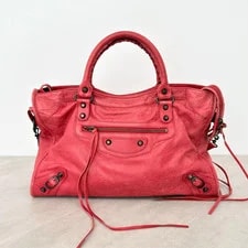 Auth Balenciaga the First City 2Way Y2K Good 2