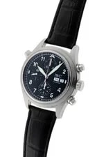 IWC Spitfire Doppelchronograph IW371333 Stainless Steel 42mm Black Dial #HIW358 3
