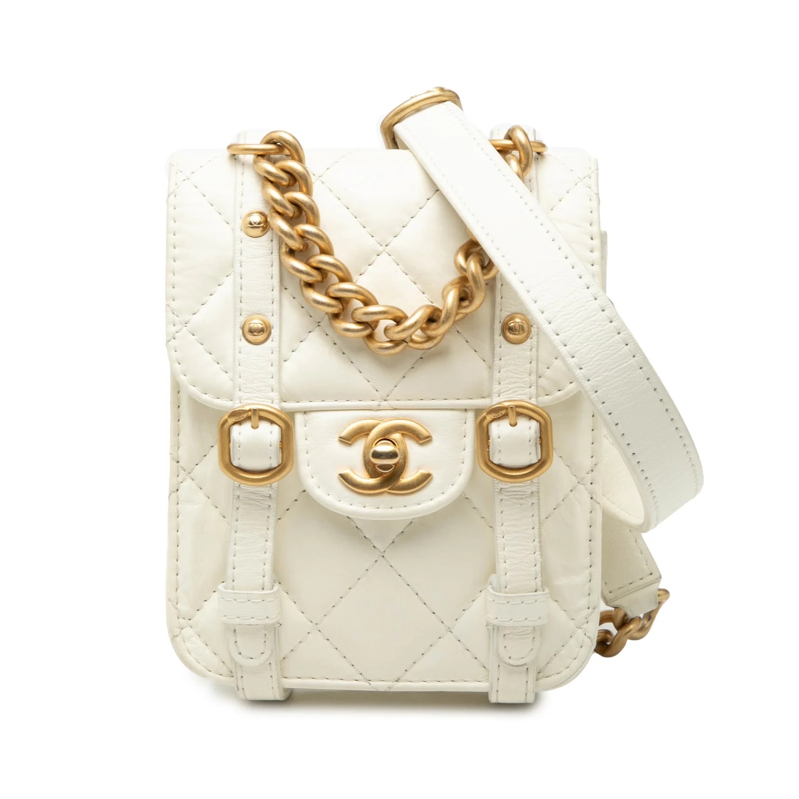 Chanel — Aged City School Flap — Handbag — resale