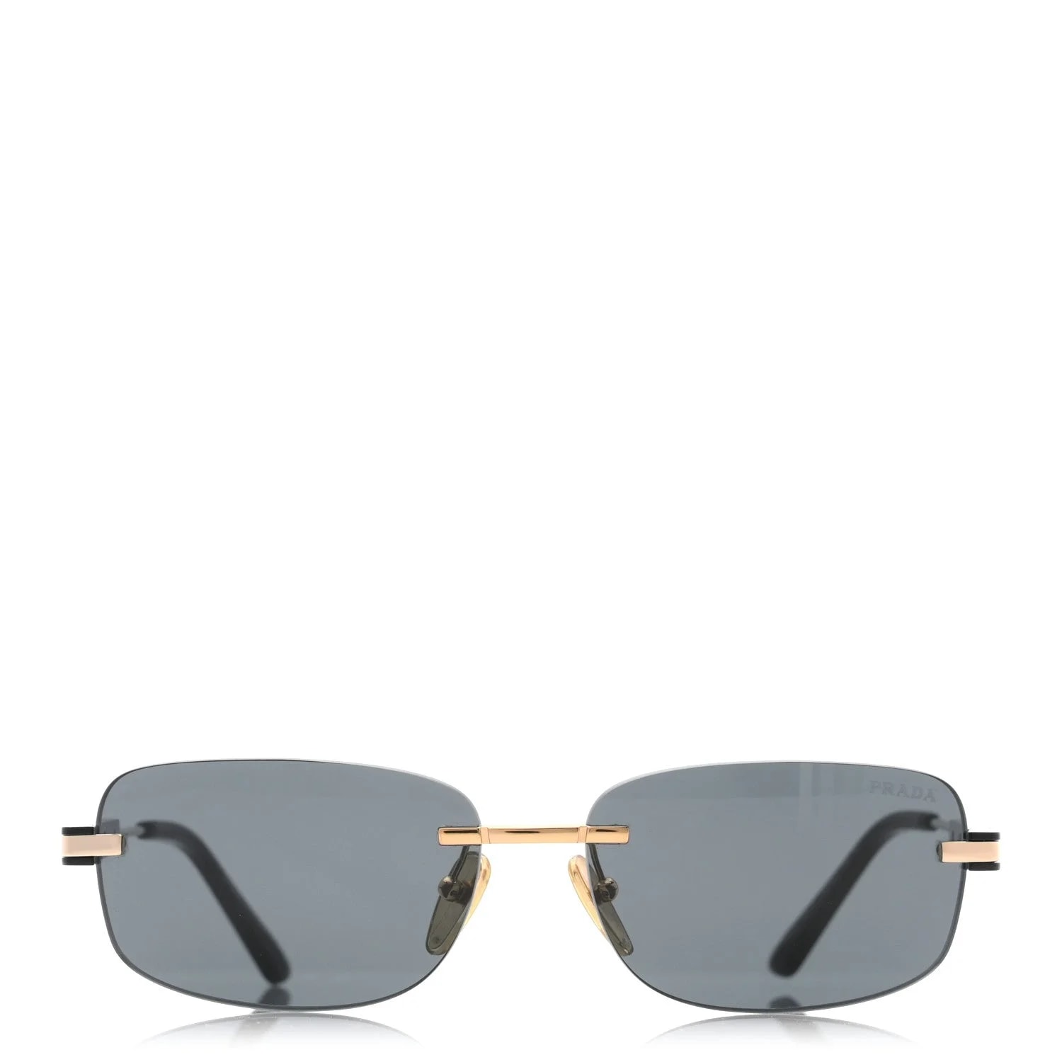 Rimless Oval Sunglasses SPR 68Z 2
