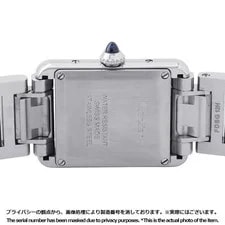 Cartier Quartz Tank Must WSTA0051 Stainless Steel 29.5mm Silver Dial #TZW350 3