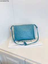 Bottega Veneta Woven Flap Crossbody 4