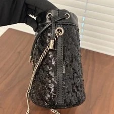 Gucci GG Marmont Sequin HW Bucket Duty Paid 4