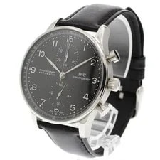 IWC — IWC Portugieser IW371438 41mm SS Black #C18025 — Watch — resale
