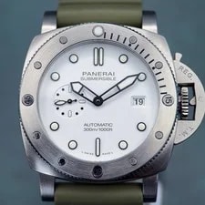 Panerai — Panerai Submersible QuarantaQuattro Bianco PAM01226 White Dial Full Set — Watch — resale