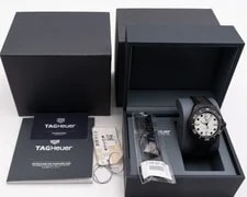 Tag Huer Aquaracer Professional 300 Date 43mm WBP201D White Dial Black DLC 2