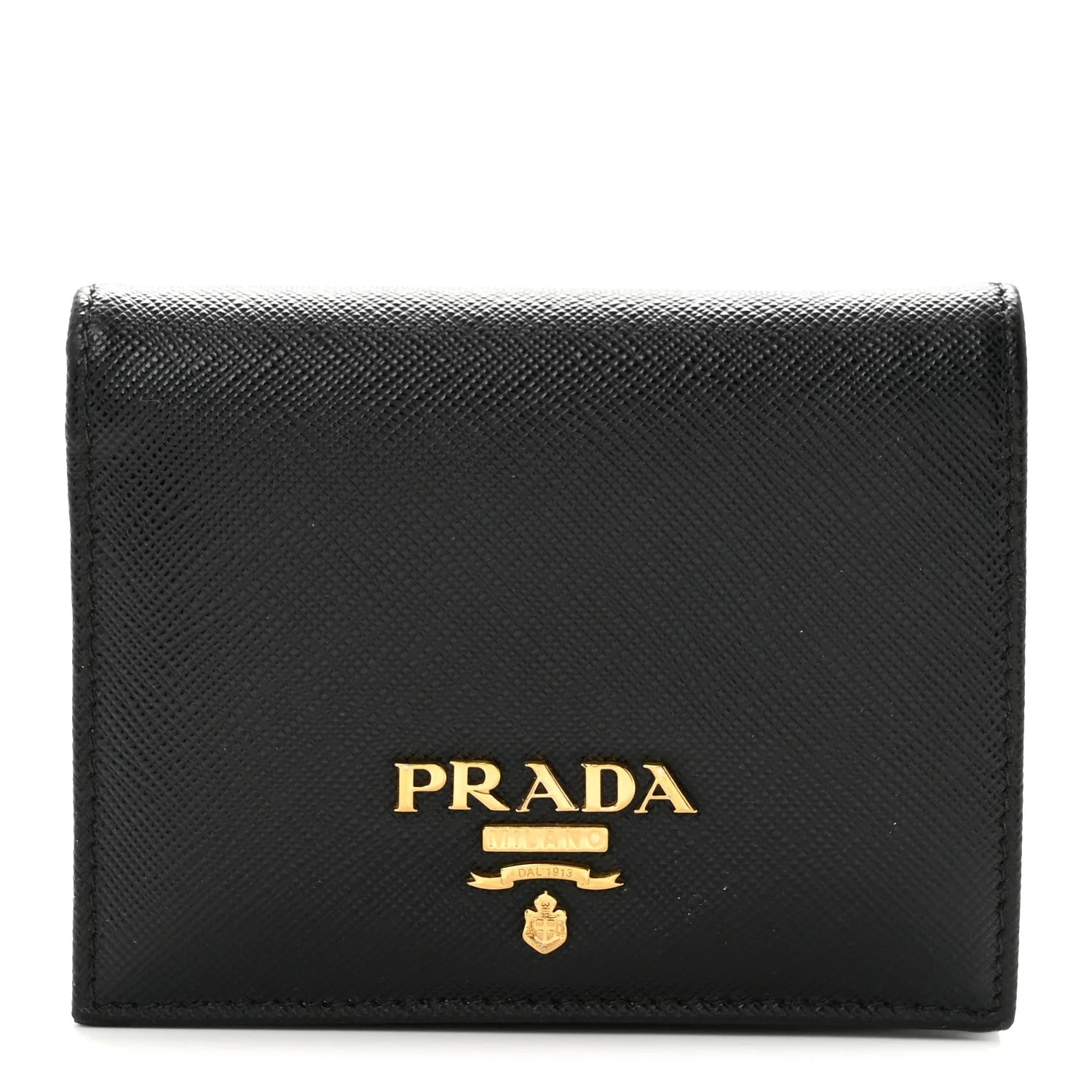 Prada — Metal Bi-Fold Wallet — Accessory — resale