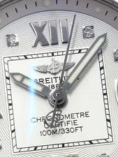 Breitling Cockpit Lady 8P Diamond A71356 31mm Stainless Steel Br Card #T304 4