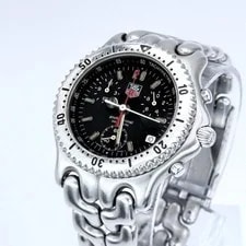 TAG Heuer — TAG Heuer CG1110 S/el Professional Chronograph Accessories 3-hand Date Black — Watch — resale