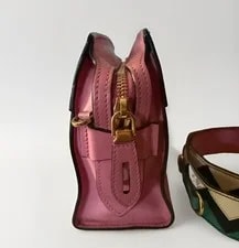 Prada Geometric Appliqué Crossbody Italy 4