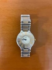 Cartier Must 21 Quartz Stainless Steel Roman No Battery Body Only 2