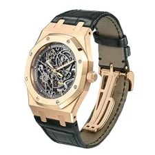 Audemars Piguet Royal Oak 39MM Skeleton No Markers Dial Rose Gold 2