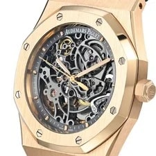 Audemars Piguet Royal Oak 39MM Skeleton No Markers Dial Rose Gold 3
