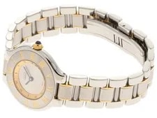 Cartier Must 21 SM W10073R6 Stainless Steel /GP Silver Quartz Silver 3