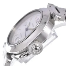 Cartier Pasha C W31015M7 Date White Dial Automatic R 3