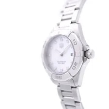 TAG Heuer Aquaracer 11P Diamond WAY1413 Quartz SS Diamond White Shell 2