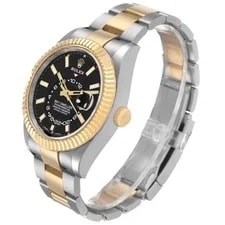 Rolex Sky Dweller Steel Yellow Gold Black Dial 326933 Box Card 4