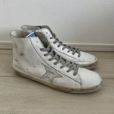 Golden Goose — Golden Goose Francy High Top Size 9.5 US 42 Distressed Zip — Sneaker — resale