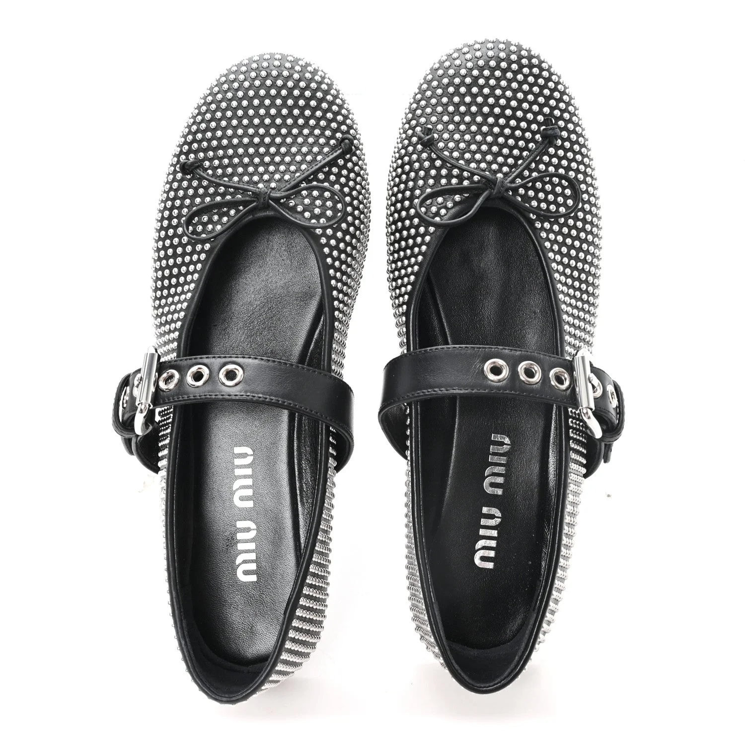 Studded Mary Jane Ballerina 36.5 2