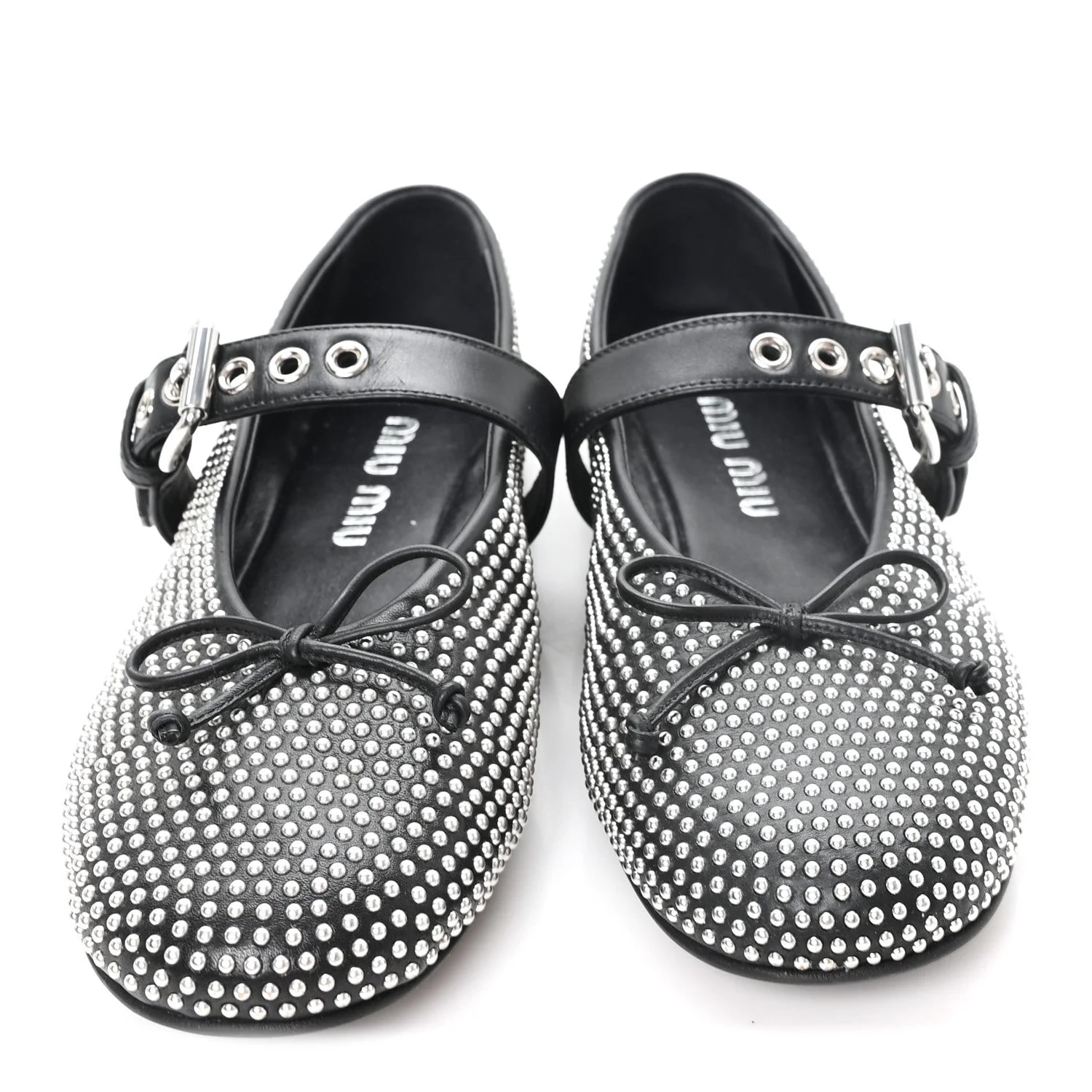 Studded Mary Jane Ballerina 36.5 3