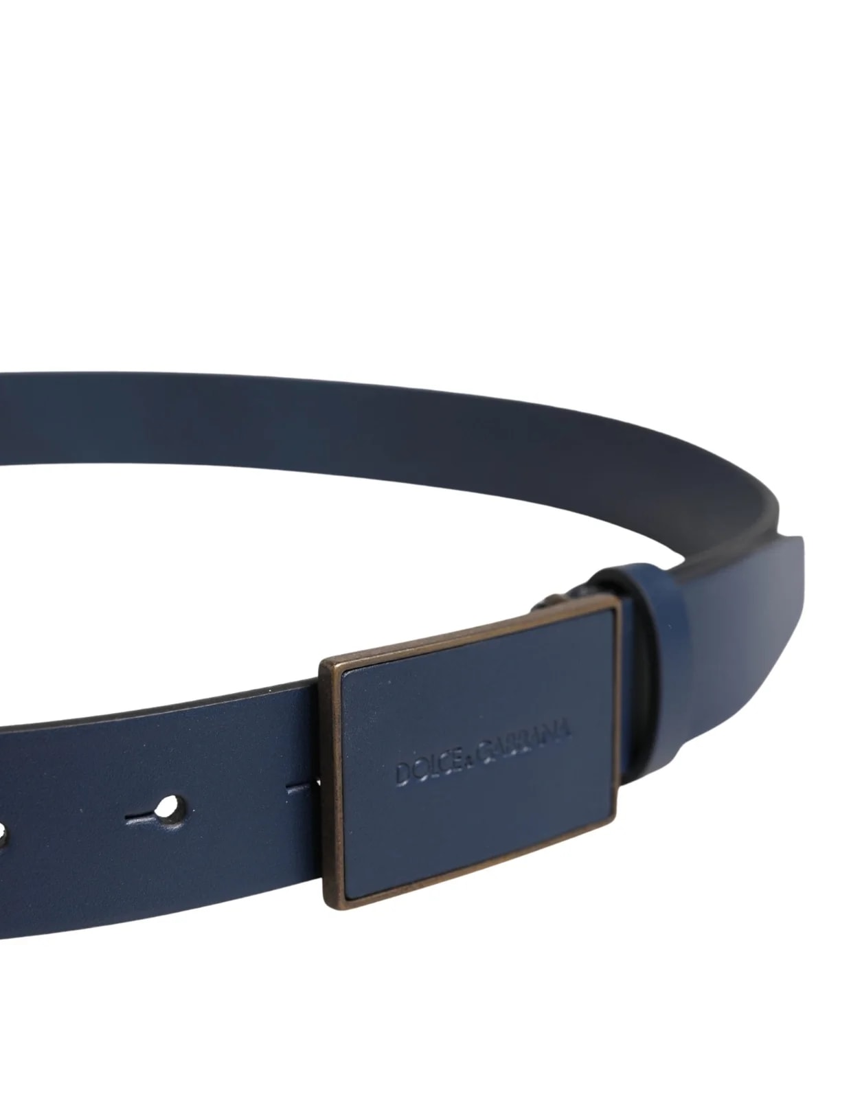 Dolce & Gabbana Dark Logo Metal Buckle Belt 3