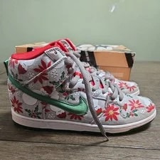 Size 9.5 - Nike SB Dunk High Concepts Ugly Christmas Sweater 2013 4