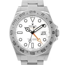Rolex — Rolex Explorer II 216570 42mm Polar White Dial Steel GMT Oyster 2011 — Watch — resale