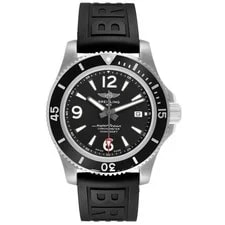 Breitling Superocean II Black Dial Bezel Steel A17367 2