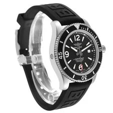 Breitling Superocean II Black Dial Bezel Steel A17367 3