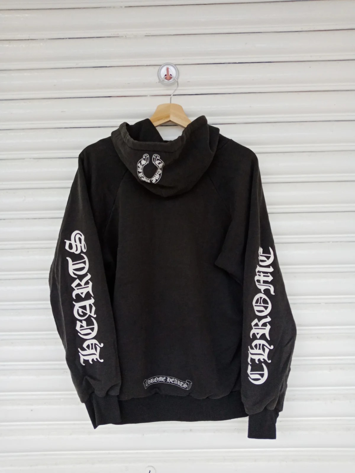 Chrome Hearts — Hearts Spell Out Big Logo Hoodie Made in USA — streetwear — resale