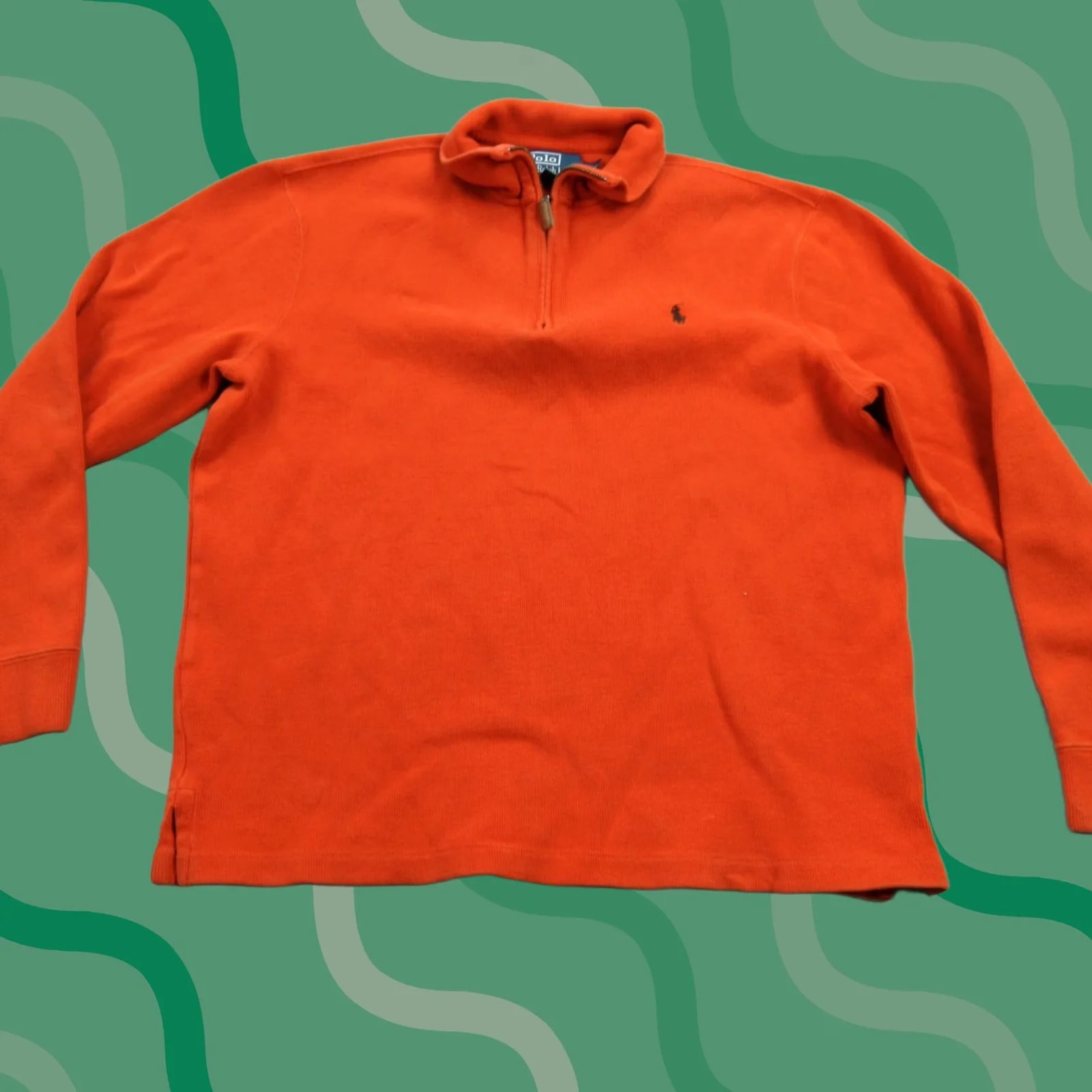 Polo Ralph Lauren — Polo Ralph Lauren Medium Long Sleeves 1/4 Zip Sweater Pullover — streetwear — resale