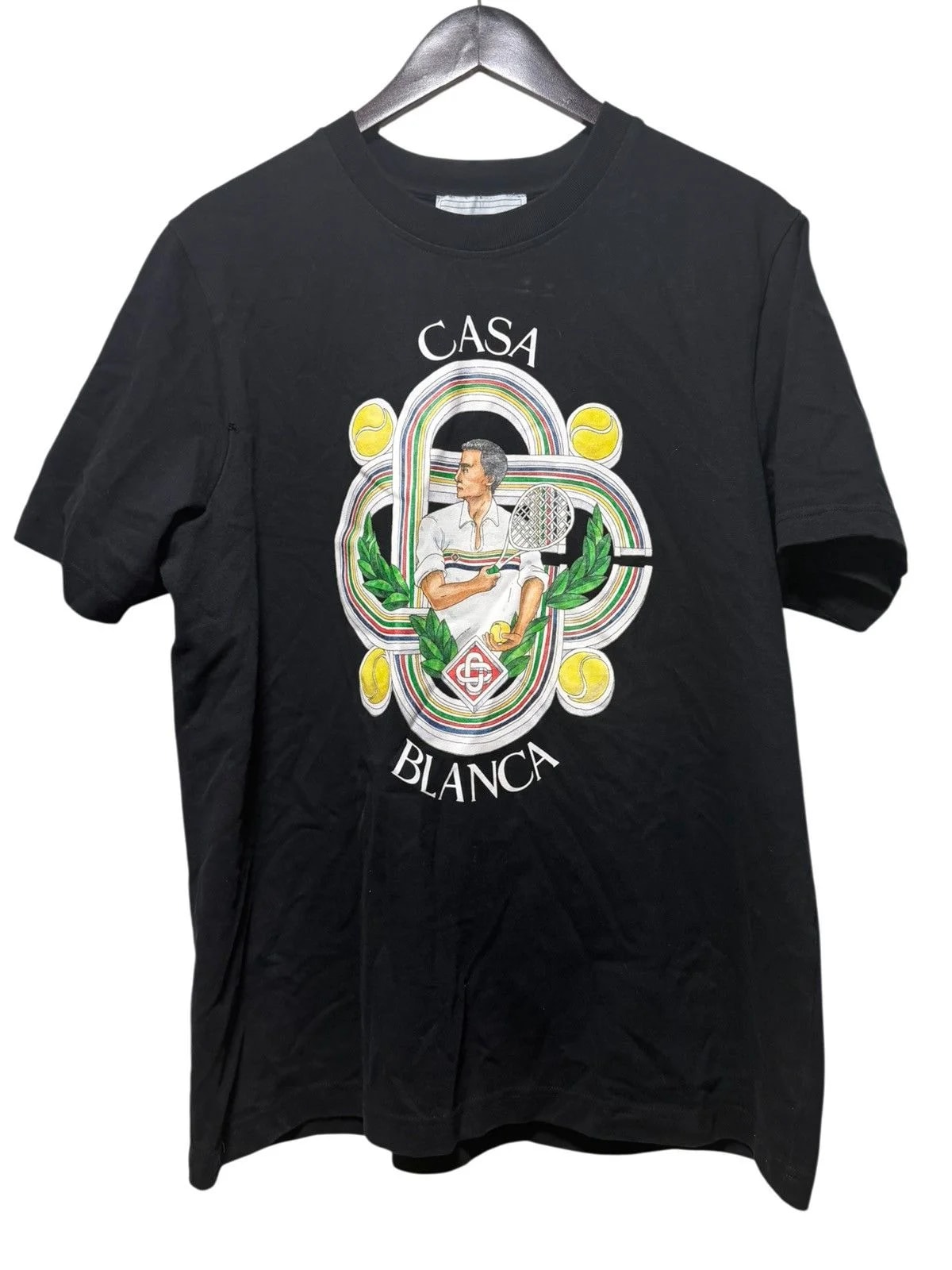 Casablanca for the Peace le Joueur Printed T-Shirt — streetwear — resale
