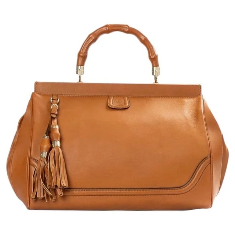 Gucci — Gucci Contemporary Medium Bold Bamboo Top Handle — Handbag — resale