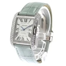 Cartier — Cartier Tank Anglaise WT100018 30mm WG Silver #C1478 — Watch — resale