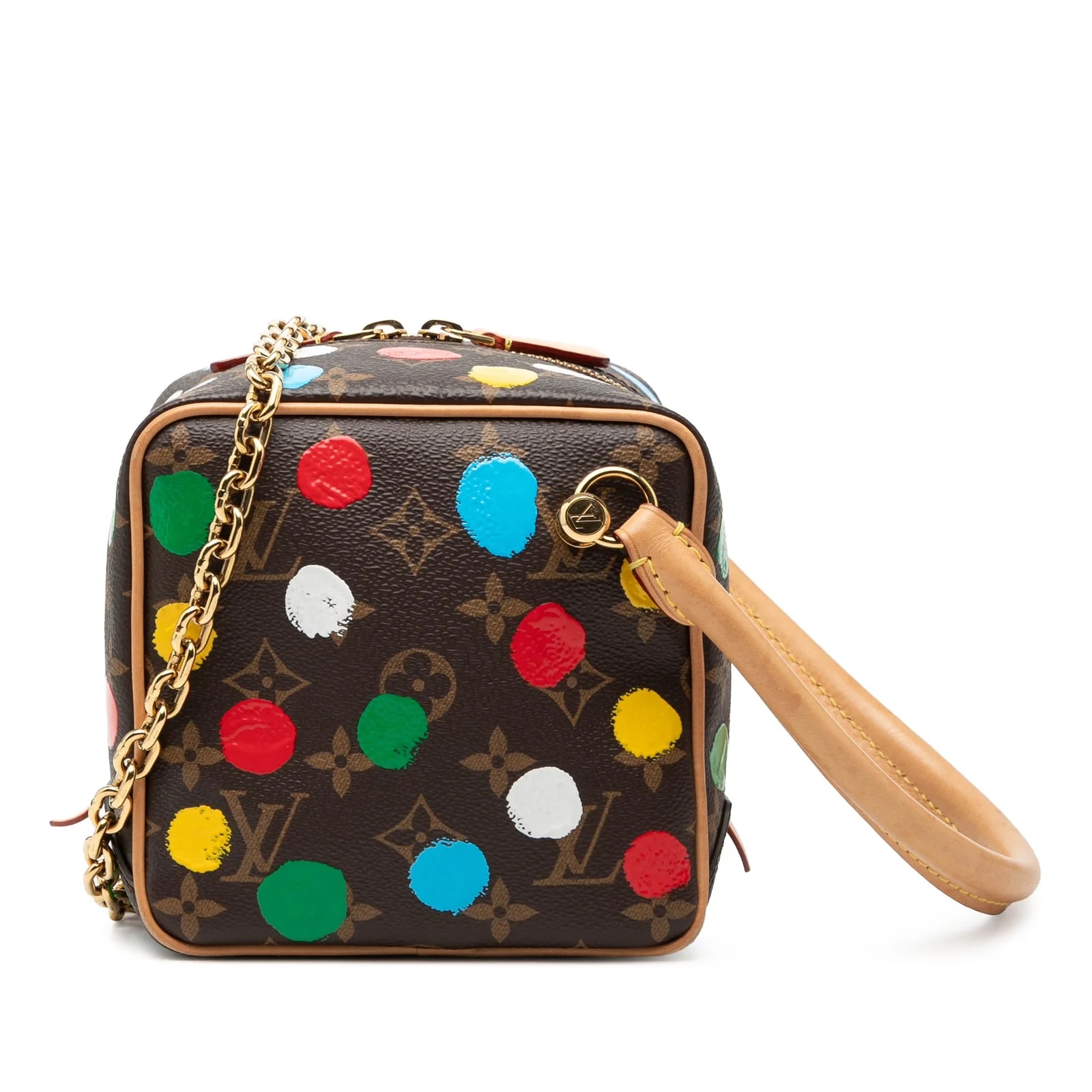 Louis Vuitton — Yayoi Kusama Painted Dots Square — Handbag — resale
