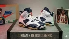 Air Jordan — Air Jordan 6 Olympic Retro USA Paris 2024 High 384664-130 — Sneaker — resale
