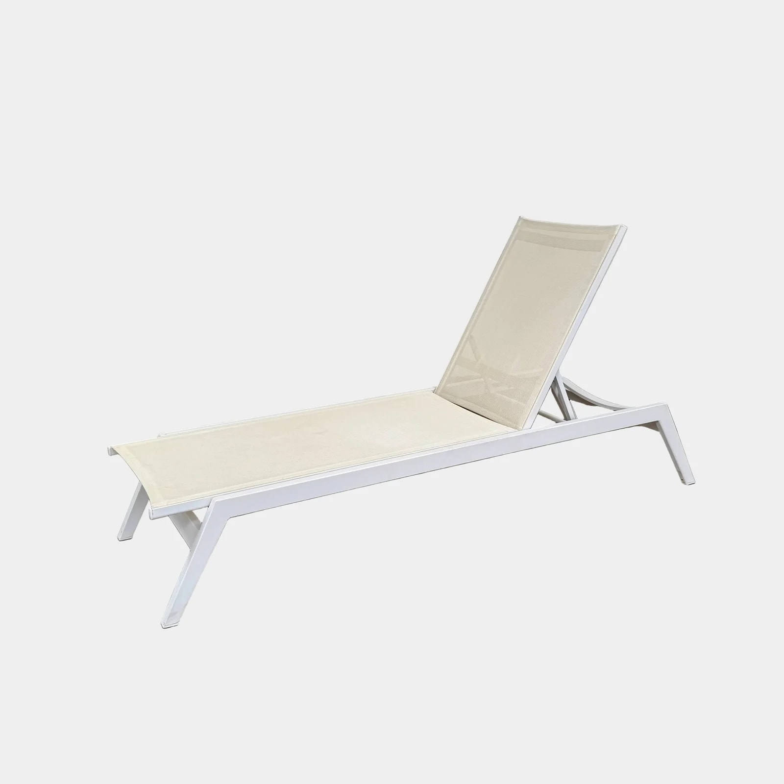Serge Ferrari — Sun Lounger With Serge Ferrari Fabric — Furniture — resale